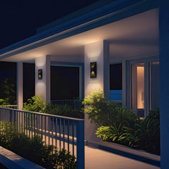 Ribbed 12" Outdoor Wall Sconce