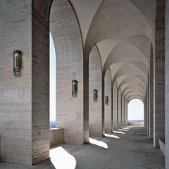 2 Step 25" Outdoor Wall Sconce