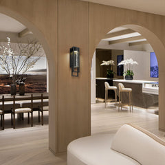 2 Step 25" Outdoor Wall Sconce