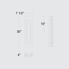 Layer 30" Outdoor Wall Sconce