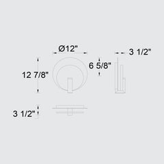 Eclipse 12-3/4" Outdoor Wall Sconce