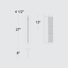 Solice 27" Outdoor Wall Sconce