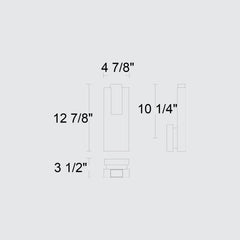 Mille 12-7/8" Outdoor Wall Sconce