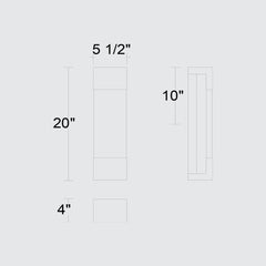 Mystic 20" Outdoor Wall Sconce