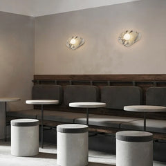 Sand Black - White Marble
