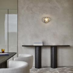 Sand Black - White Marble
