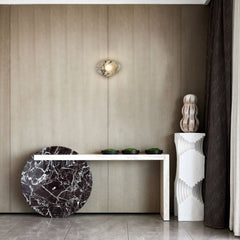 Sand Black - White Marble