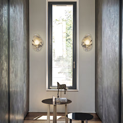 Sand Black - White Marble
