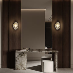 Sand Black - White Marble