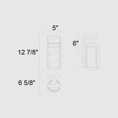 Winston 12-7/8" Outdoor Wall Sconce