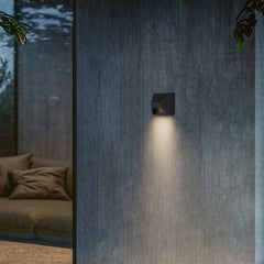 Ribbed 5-1/8" Outdoor Wall Sconce