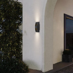 Ribbed 12" Outdoor Wall Sconce