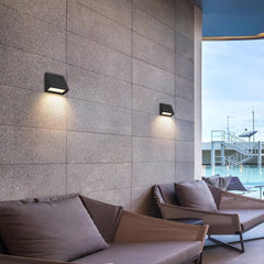 Slant Outdoor Wall Sconce